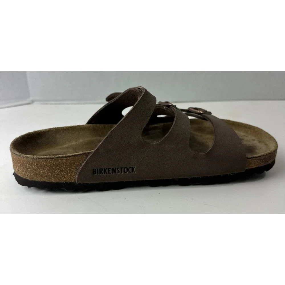 Birkenstock Florida 3 Strap Soft Footbed Sandals Brown Women's Size 40 US 9 M7 - Picture 10 of 16